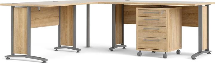 Produktbild Ebuy24 Schreibtisch Prisme (75 x 230 x 200 cm)