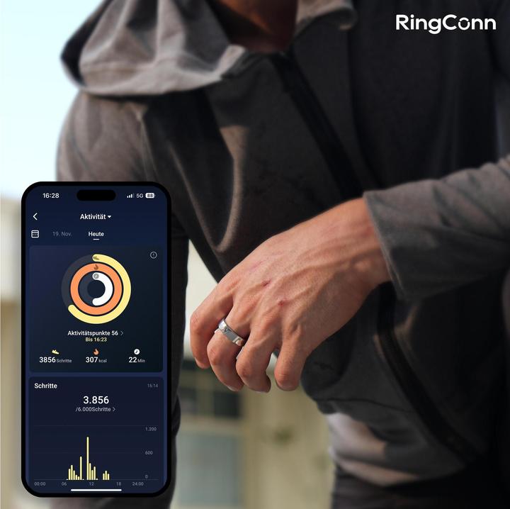 Produktbild RingConn Smart Ring (Gen2) (10, Black)