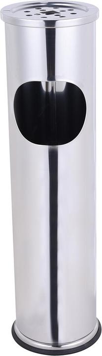 Actual product image Mojawo XL ashtray for wind ashtrays Outdoor litter bin chrome