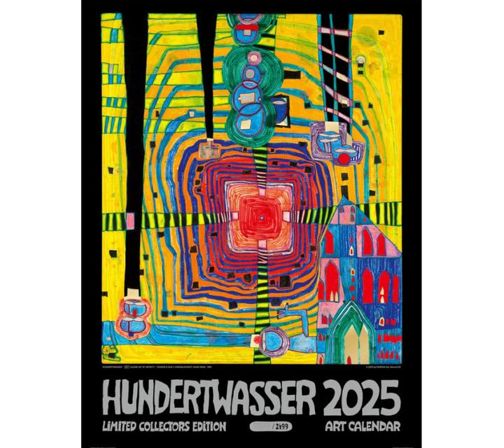Produktbild Grosser Hundertwasser Art Calendar 2025 (Deutsch)