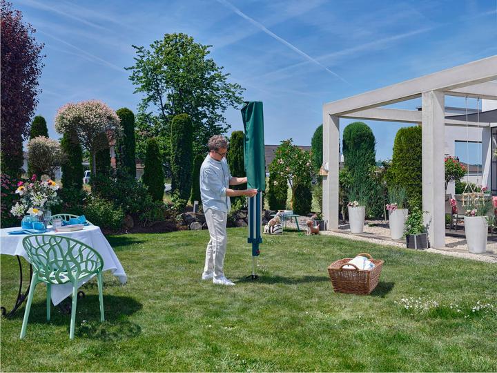 Produktbild Leifheit Wäscheschirm Linomatic 500 Deluxe Cover (50 m)