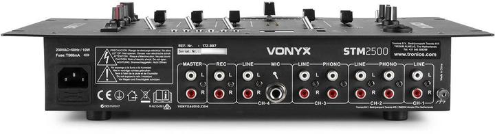 Actual product image Vonyx DJ mixer STM2500 (Line-mixer)