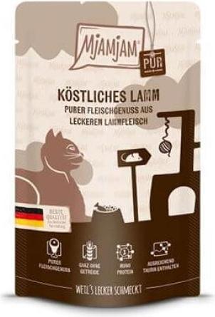 Produktbild Mjamjam Purer Fleischgenuss - köstliches Lamm pur (Adult, 6 Stk., 1200 g)