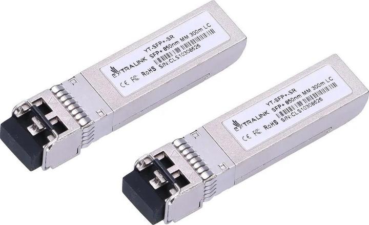 Produktbild Extralink SFP+ 10G 2er-Pack | SFP+ Modul | 10 Gbit/s LC/UPC 850 nm 300 m Multimode DOM