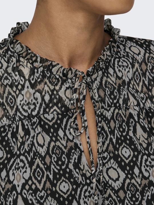 Actual product image Only Patterned blouse top (L)