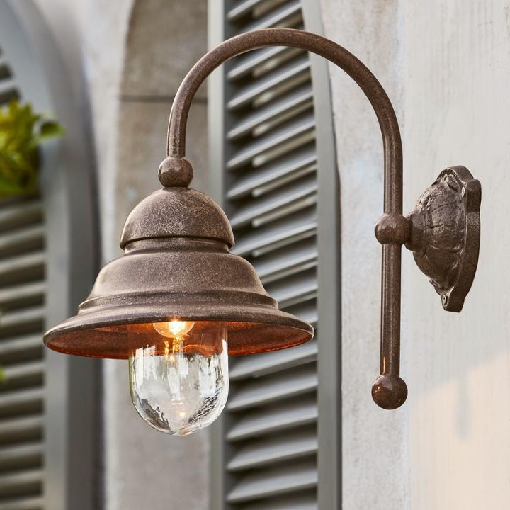 Produktbild Loberon Aussenwandlampe Keela antikbraun (E27, IP44)