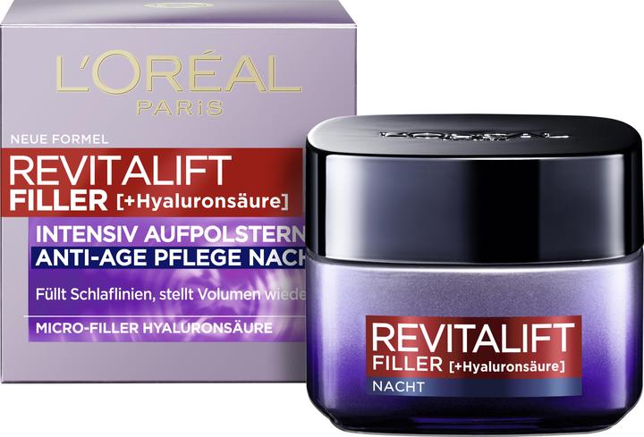 L'Oréal Paris Loreal, Revitift Füllstoff, Nachtcreme, 50 ml (50 ml, Nachtcreme)