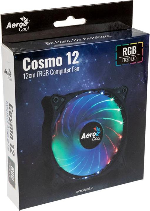 Immagine prodotto AeroCool Cosmo 12 Computer Case Fan 12 cm Nero (120 mm, 1 x)