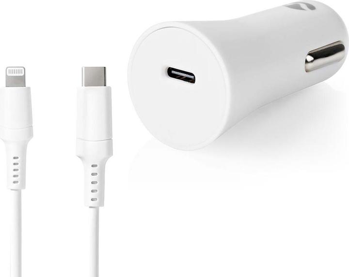 Nedis Car charger | 20 W | 1.67 / 2.22 / 3.0 A | Number of outputs: 1 | Port type: USB-C™ | Lig