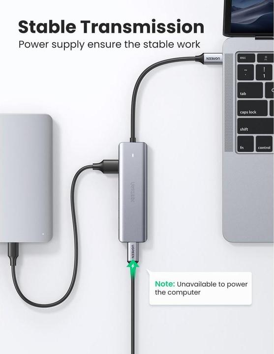 Produktbild Ugreen 4 Port-C Hub (USB-C, 4 Ports)
