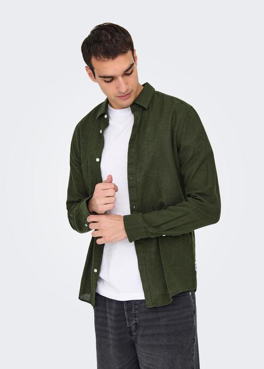Immagine prodotto Only & Sons Onscaiden Life Ls Solid Linen Shirt Noos (XL)