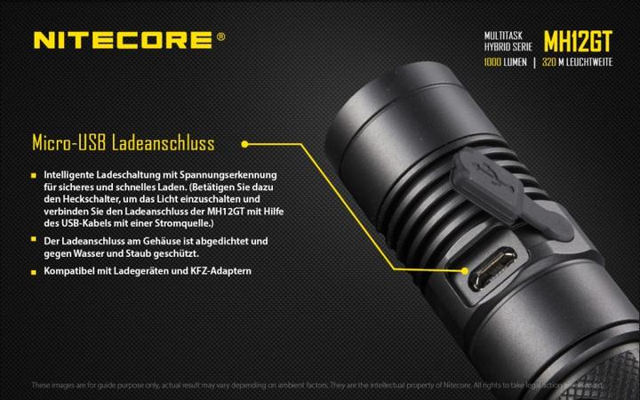 Image du produit Nitecore Mh12gt (13.92 cm, 1000 lm)