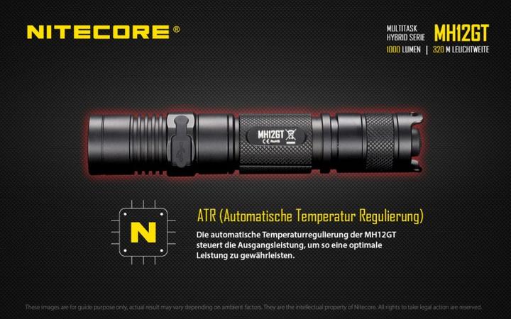 Image du produit Nitecore Mh12gt (13.92 cm, 1000 lm)