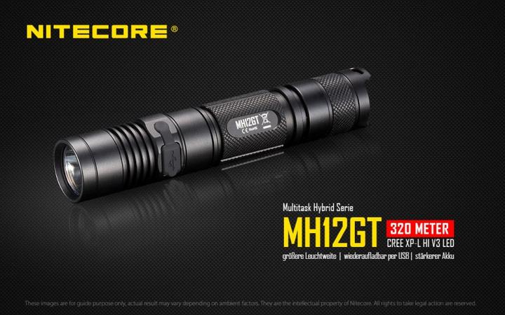 Image du produit Nitecore Mh12gt (13.92 cm, 1000 lm)