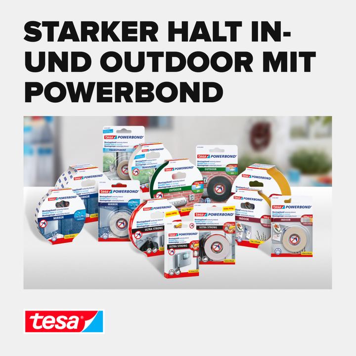Actual product image tesa Powerbond ULTRA STRONG double-sided mounting tape (19 mm)
