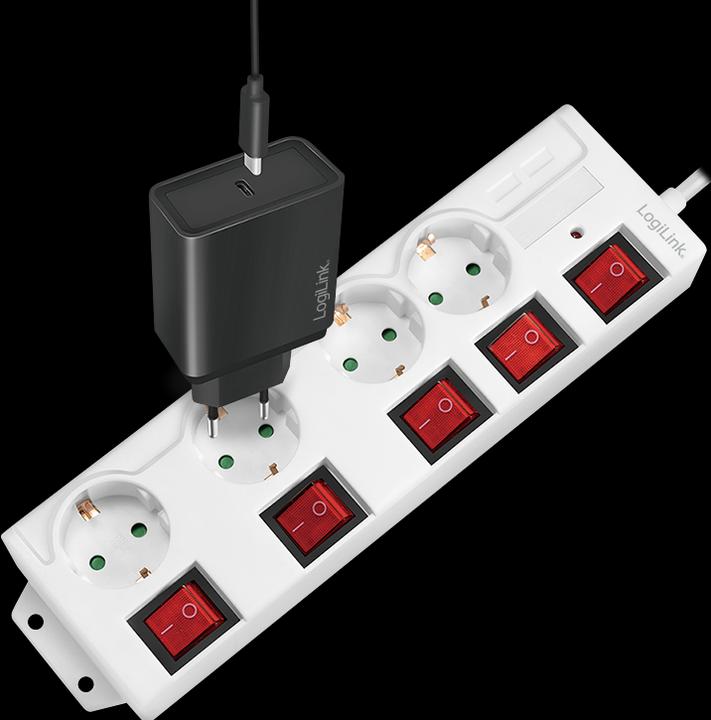 Image du produit LogiLink 4x CEE 7/3 max (4 x, CEE 7/3, 1.50 m)