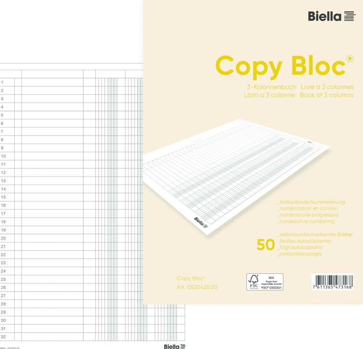 Image du produit Biella Durchschreibebücher (50 x)
