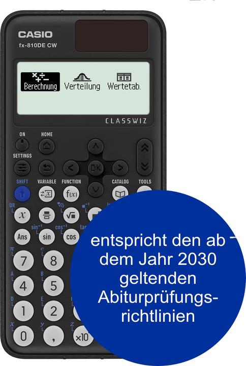 Image du produit Casio FX-810DE CW (Piles)