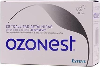 Image du produit Esteve Pharmaceuticals Lingettes ophtalmiques Ozonest 20 Es (20 ml)