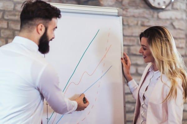 Actual product image Q-Connect Flipchart with 2 arms (70 x 100 cm)