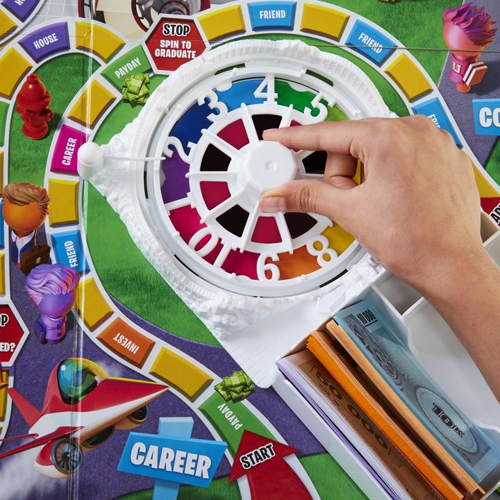 Actual product image Hasbro Gaming Spiel Des Lebens (Dutch)