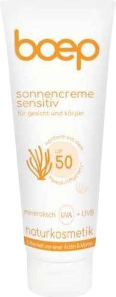 Actual product image Boep Sun cream sensitive SPF50 Maxi, 100 ml (Suntan cream, SPF 50, 100 ml)