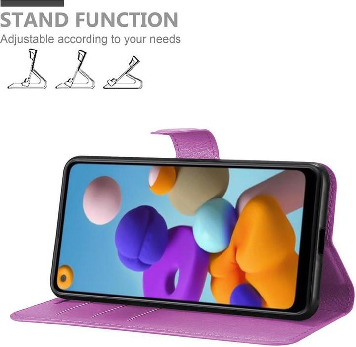 Produktbild Cadorabo Book mit Standfunktion Cover (Samsung Galaxy A21)