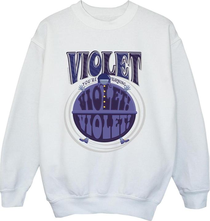 Immagine prodotto Willy Wonka & the Chocolate Factory Violet Turning Violet Felpa Ragazzi (128)