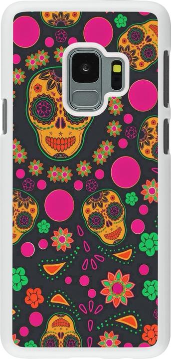 Immagine prodotto PhoneLook Copertina bianca Halloween 22 teschi messicani colorati (Samsung Galaxy S9)