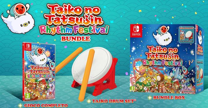 Bandai Namco Taiko No Tatsujin : Rhythm Festival (Bundle Witch Tatacon) (Switch, EN)