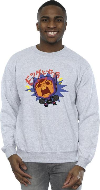 Produktbild Disney Big Hero 6 Baymax Hiro Angry Manga Sweatshirt (5XL)