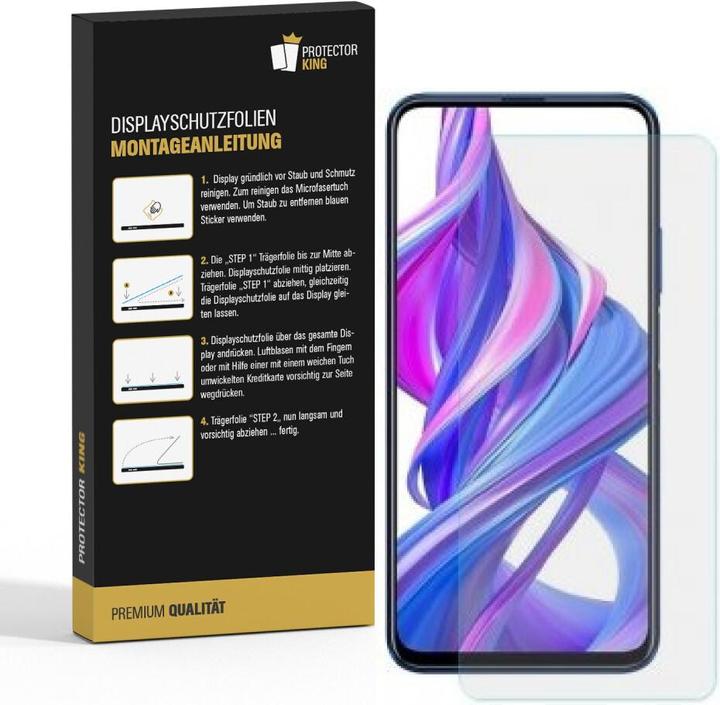 Produktbild Protectorking 2x Panzerfolie Anti-Shock HD Klar (2 Stück, Honor 9X)