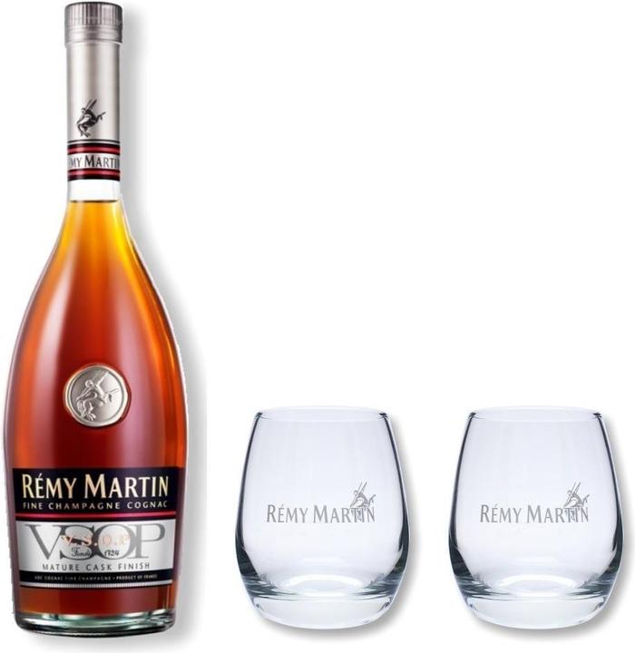 Produktbild Rémy Martin VSOP Mature Cask Finish Cognac mit Etui und 2 Gläsern (1 x 70 cl)