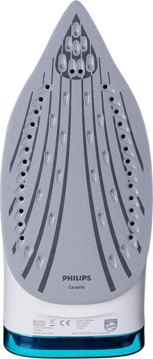 Actual product image Philips 3000 series DST3040/70 Steam iron Ceramic soleplate (2400 W, 200 g/min)