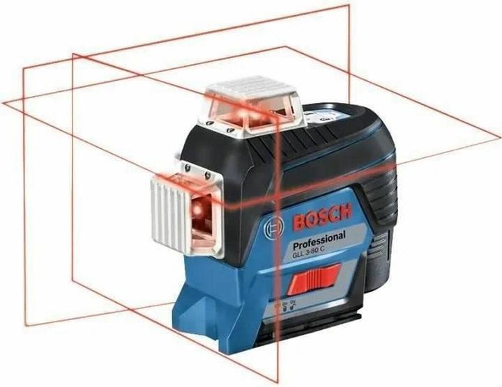 Valigia L-BOXX 136, supporto universale BM 1 Professional, tavolo per bersagli laser, batteria GBA 12V 2.0Ah, caricatore rapido GAL 1230 CV