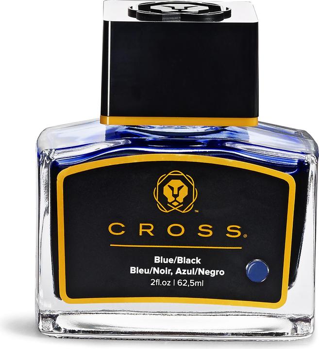 Cross Inchiostro in vetro blu-nero (Calamaio, Nero)
