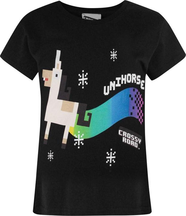 Produktbild Crossy Road Mädchen Official Unihorse Kurzarm TShirt (164)