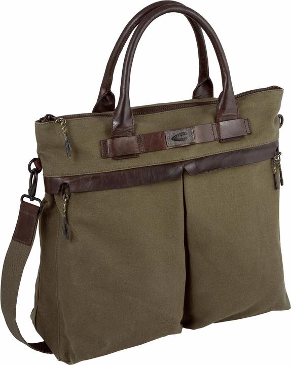 Immagine prodotto Camel Active Borsa a tracolla in tela e pelle in stile erboristeria