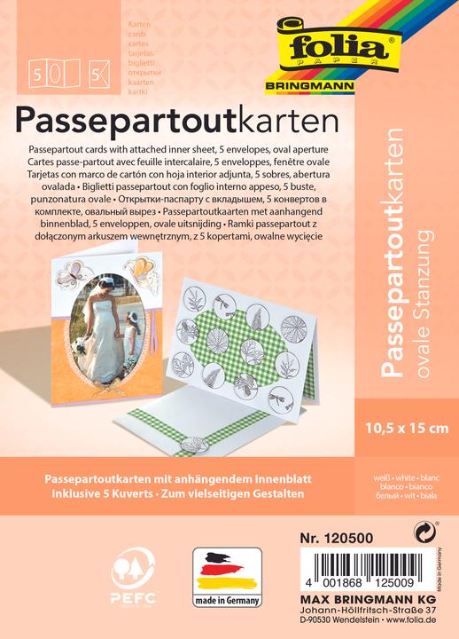 Image du produit Folia Passe-partout perforation ovale 220g/m (5 pcs)