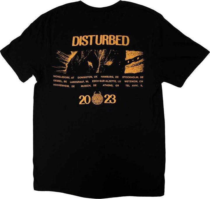 Immagine prodotto Disturbed European Tour '23 Maglietta Faccia Divisa Adulto Unisex (M)