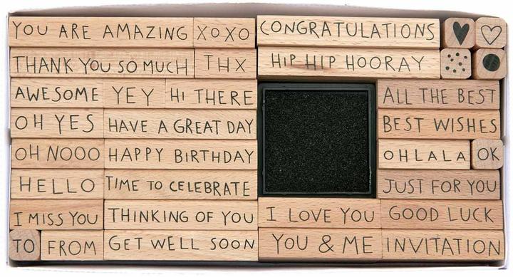 Produktbild Paper Poetry Stempelset TEXT