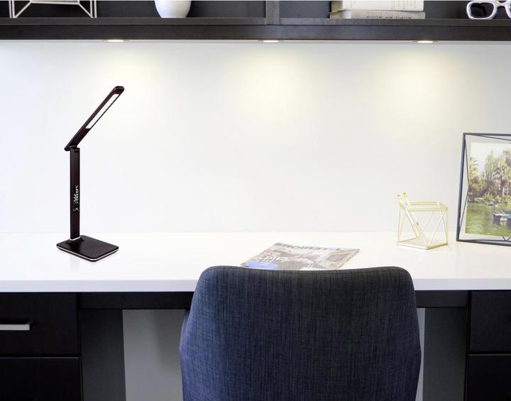 Image du produit Globo Lampe de table Tanna brun foncé 1xLED (278 lm)