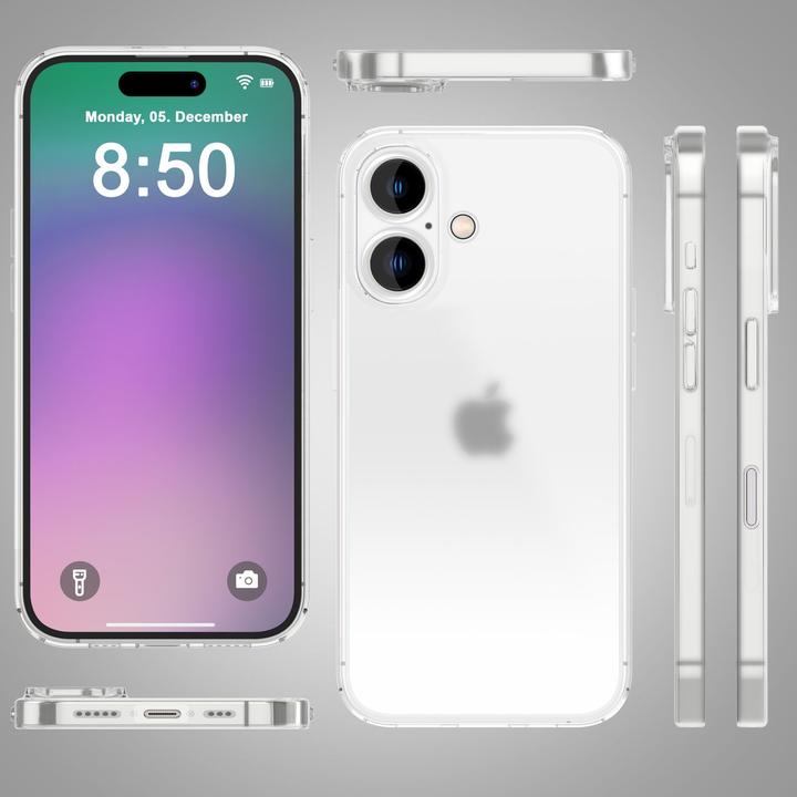 Immagine prodotto Nalia Custodia rigida estremamente sottile da 0,3 mm opaca (Apple iPhone 16)