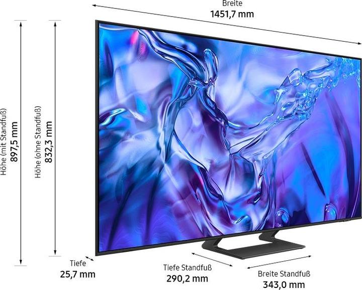 Actual product image Samsung Crystal UHD 4K DU8579 Smart-TV 163,0 cm (65,0 Zoll) (65", 4K, 2024)