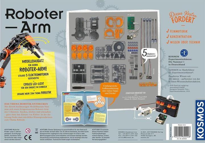 Actual product image Kosmos Robot arm kit