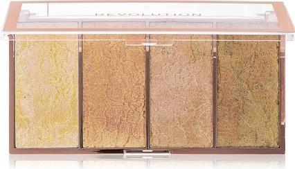 Actual product image Makeup Revolution Vintage Lace Highlighter Palette (Highlighter)