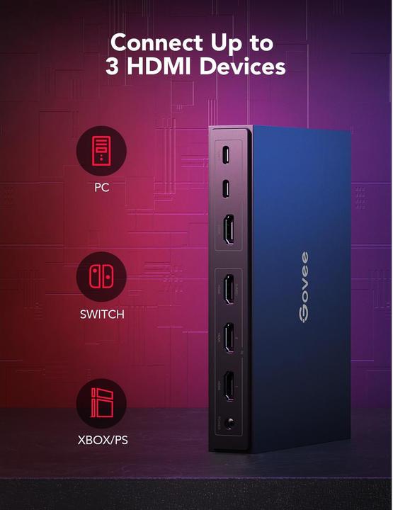 Actual product image Govee AI Gaming Sync Box Kit