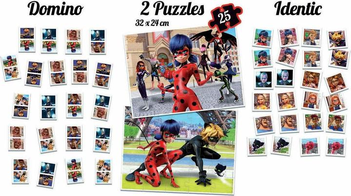 Image du produit Educa La coccinelle magique et le chat noir 4en1 Set de jeu