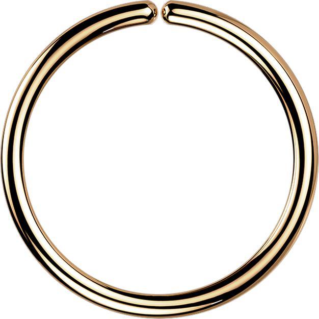 Star Piercing Micro Piercing Ring rosegold mit Titanium Beschichtung (Chirurgenstahl 316L)