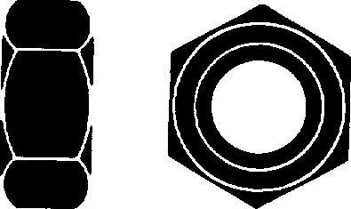 Werkstarck Écrous hexagonaux DIN 934 (M12)
